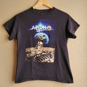 Official NASA Apollo mission 50 year anniversary short sleeve shirt Size Adult S